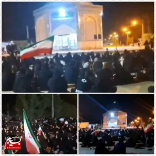 تجمع خواهران بسیجی هندیجان با تجدید میثاق باشهدا