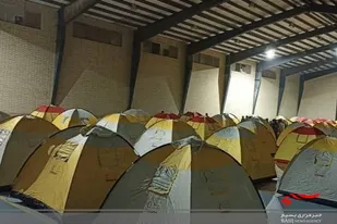 آماده سازی 250چادر برای اسکان آسیب دیده ها از بارندگی در روستای کمب چابهار