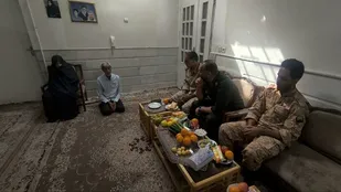 دیدار با خانواده شهید محمد بدیعی در کاشان