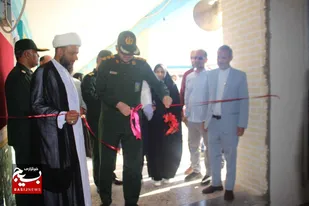 افتتاح سالن چند منظوره شهدای اقتدار در شوش  با حضور فرمانده ناحیه مقاومت بسیج این شهرستان&nbsp;