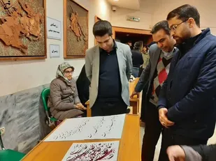 رزمایش هنری شهید مسعود سهیلی در کانون بسیج هنرمندان شهرستان بجستان برگزار شد.