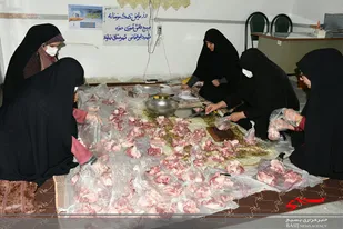 مشارکت حوزه شهیده ابوالقاضی نهاوند در رزمایش کمک مومنانه