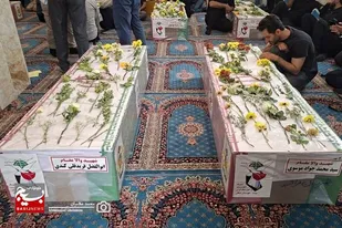 آماده&zwnj;سازی پیکر شهدای پدافند هوایی سیراف برای تشییع