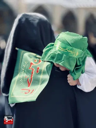 همایش شیرخوارگان حسینی در امامزادگان شهر قزوین
