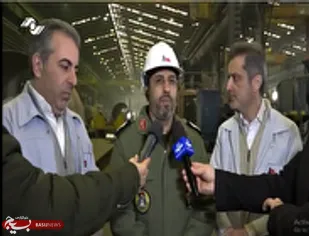 بازدید سردار علیرضا حیدرنیا فرمانده سپاه امام حسن مجتبی علیه السلام استان البرز از مپنا