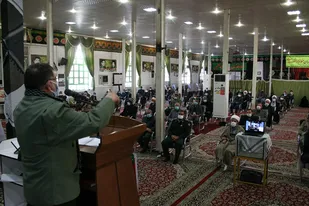 اولین سالگرد شهادت سردار حاج قاسم سلیمانی در سرایان