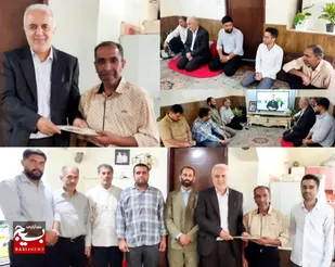 مدیر آموزش و پرورش عباس&zwnj;آباد با خانواده شهید "محمد مرتمی" دیدار و گفت&zwnj;وگو کرد