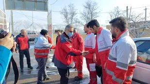 بازدید رئیس سازمان امداد و نجات از پایگاه&zwnj;های امداد جاده ای هلال احمر آذربایجان شرقی&lrm;