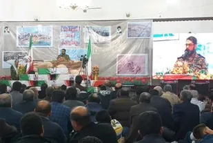 یادواره شهدای روستای نومل گرگان با حضور فرمانده سپاه نینوا