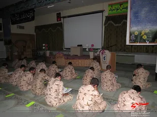 مراسم شب قدردر لشکر14 امام حسین(علیه السلام)برگزار شد