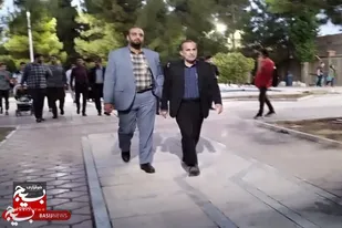 بازدید سرزده فرمانده سپاه فجر از طرح تذکر لسانی در باغ جنت شیراز