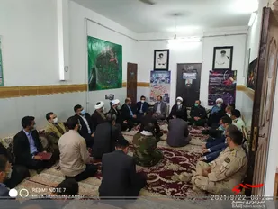 دیدار اقشار مختلف مدیران پیشکسوتان دفاع مقدس و بسیجیان با امام جمعه شهرستان