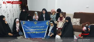 بانوان بسیجی به دیدار خانواده &laquo;شهید شادابی اهم&raquo; رفتند