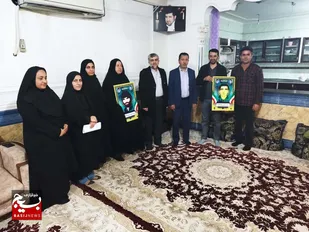 با خانواده معظم شهید محمد زکی افراخته در شهرستان باغملک دیدار شد