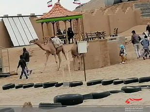 اردوی کویر نوردی و مسابقات ورزشی در پایگاه زینبیه حوزه مهدیه ناحیه مرکزی یزد