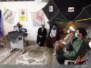تقدیر از جهادگران کارگاه های تولید ماسک در شهرستان تفرش