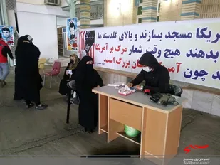 برپایی ایستگاه ویزیت رایگان در محمودآباد + تصاویر