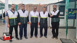 اعزام تیم پزشکی کانون بسیج جامعه پزشکی شهرستان باغملک به خدمت&zwnj;رسانی به زائرین اربعین در پایایانه مرزی شلمچه&nbsp;