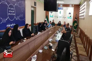 نشست خبری فرمانده سپاه ناحیه نهاوند به مناسبت هفته خبرنگار