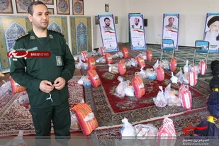 اهدا ۳۷۵ بسته معیشتی به همت گردان دوم امام حسین (ع) لشکر عملیاتی پنج نصر