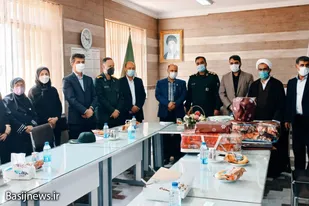 دیدار فرمانده سپاه تویسرکان با رئیس مرکز بهداشت این شهرستان