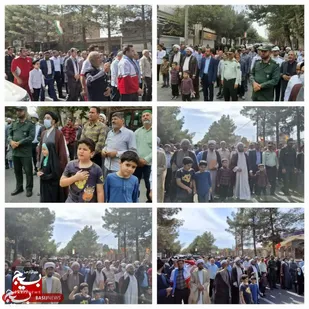 برپایی راهپیمایی جمعه&zwnj;های خشم و انزجار از رژیم اشغالگر قدس در شهرستان جغتای+ عکس
