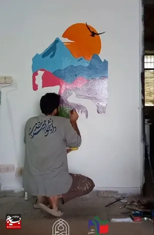 فیلم/ اردوی جهادی عمرانی در مدرسه روستای تترستاق