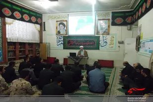 مراسم عزاداری دهه اول محرم در سپاه تویسرکان برگزار شد