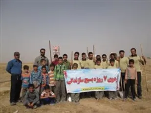 فعالیت اردوی جهادی در روستای کریم&zwnj;آ&zwnj;&zwnj;باد شهرستان بهار