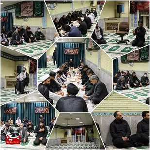 برگزاری مراسم عزا داری سید الشهدا  در ناحیه سپاه کیش