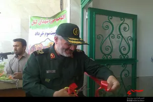 افتتاح ساختمان حوزه شهدای گیان
