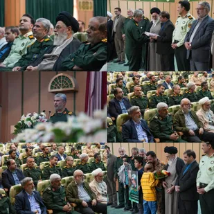 مراسم تکریم و معارفه فرمانده تیپ الغدیر استان یزد برگزار شد