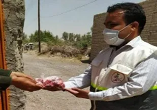بسیج خدمت رسان مردم است/ذبح گوسفند و توزیع گوشت نذری بین نیازمندان