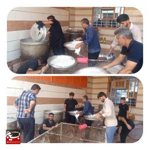 پخت ۱۰۰۰ پرس غذا بمناسبت اربعین حسینی در صالح شهر، گتوند