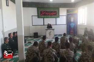 برگزاری مراسم عزاداری سید و سالار شهیدان حضرت اباعبدالله الحسین(ع) &nbsp;در سپاه فامنین