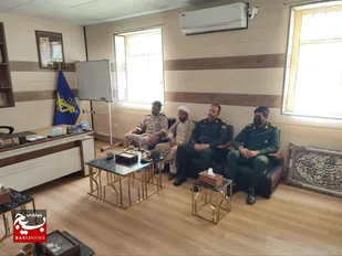 برگزاری نشست مشترک هادیان سیاسی نیروهای مسلح در شهرستان تفتان