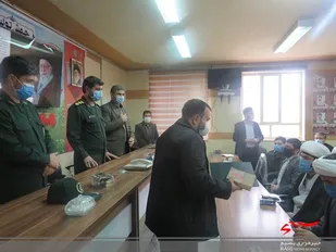 تودیع و معارفه مسئول دفتر ناحیه بسیج دانشجویی شیروان