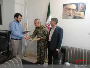 امضاء تفاهم نامه همکاری بین سازمان بسیج سازندگی ، صندوق کارآفرینی امید و دفتر امور روستای استانداری کرمان