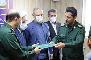آئین تکریم و معارفه فرمانده سپاه ناحیه چهارباغ برگزار شد