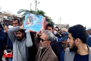 پیکر طلبه شهید زمانیان در روستای جهان&zwnj;آباد نهاوند آرام گرفت