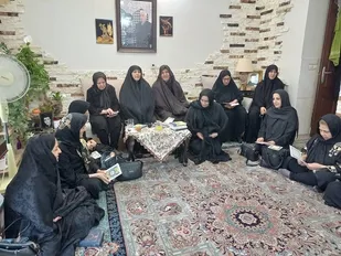 برگزاری مراسم عزاداری سالار شهیدان درمنزل شهید   رضا رفیعی
