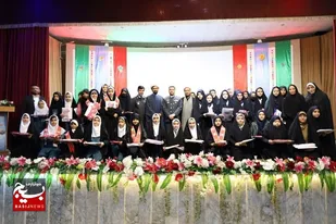 جشنواره گوهر فاطمی پدافند هوایی با رقابت بیش از ۴۰۰ اثر  در مشهد به کار خود پایان داد+عکس