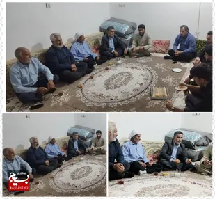 تجلیل از امام جماعت و سرگروه صالحین شهید آوینی هندیجان