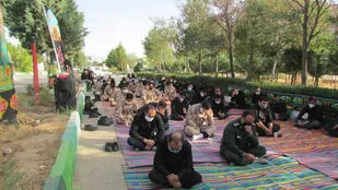 برگزاری مراسم عزاداری حسینی در سپاه ناحیه شاهرود
