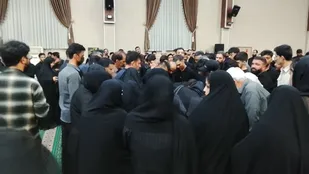تشییع دو پیکر پاک شهدای سراوان