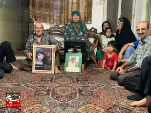 دیدار بسیجیان چالوسی با خانواده معظم شهید ملکان