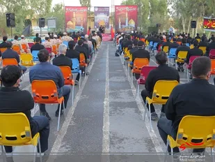 برپایی مراسم عزاداری سالارشهیدان حضرت اباعبدالله الحسین (ع) درلشکرمقدس 14امام حسین(ع)