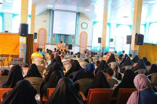اکران انیمیشن ویژه دفاع مقدس در پایگاه بسیج مقداد اراک
