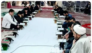 محفل انس با قرآن کریم در شام میلاد حضرت صاحب الزمان(عج) در حرم جعفربن موسی الکاظم(ع)