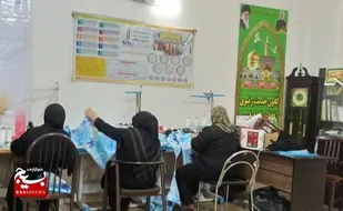 قصد خدمت از آموزش خیاطی تا دوخت و دوز برای موکب های کربلا